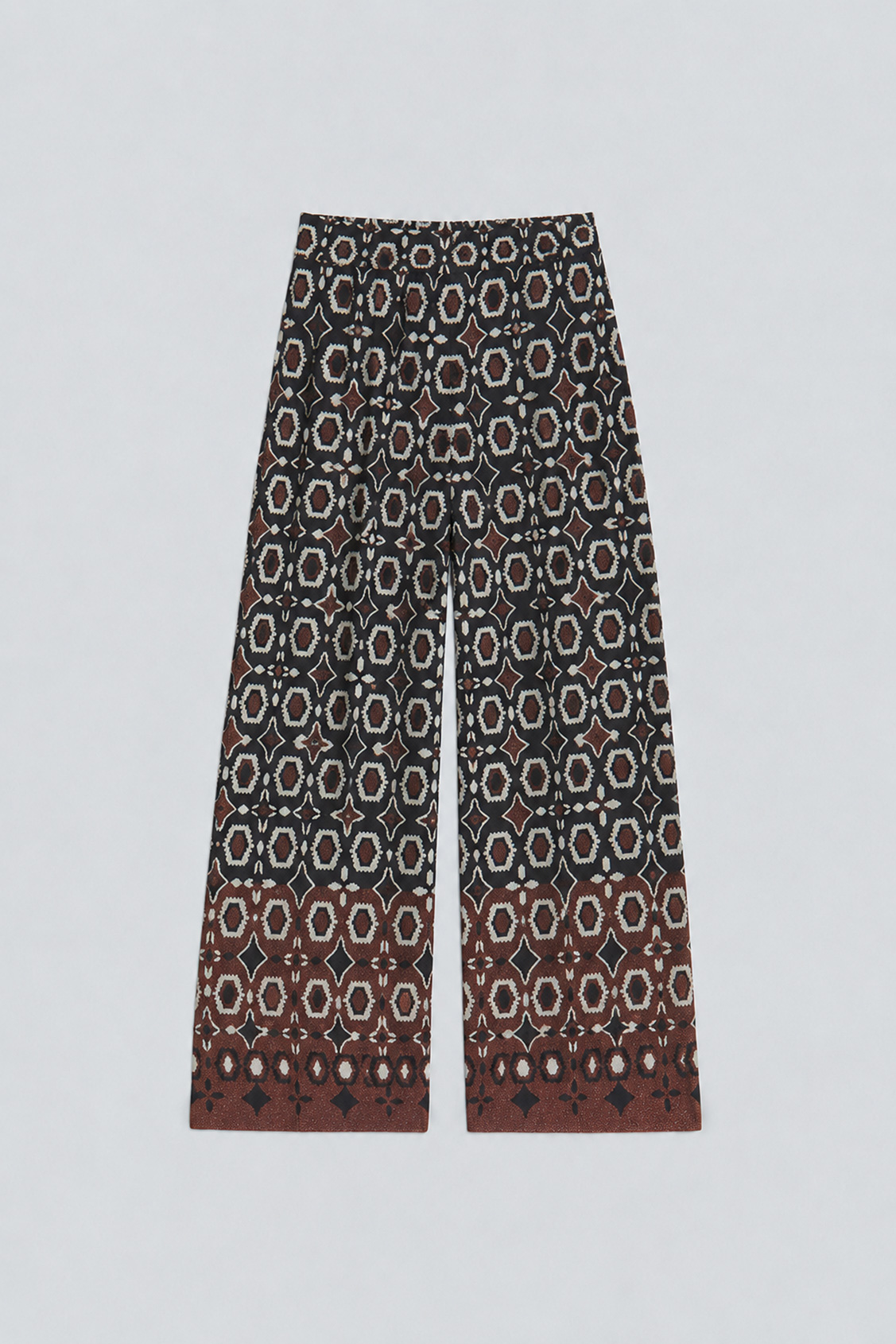 JASPER Pantalon en maille jacquard Noir Suncoo