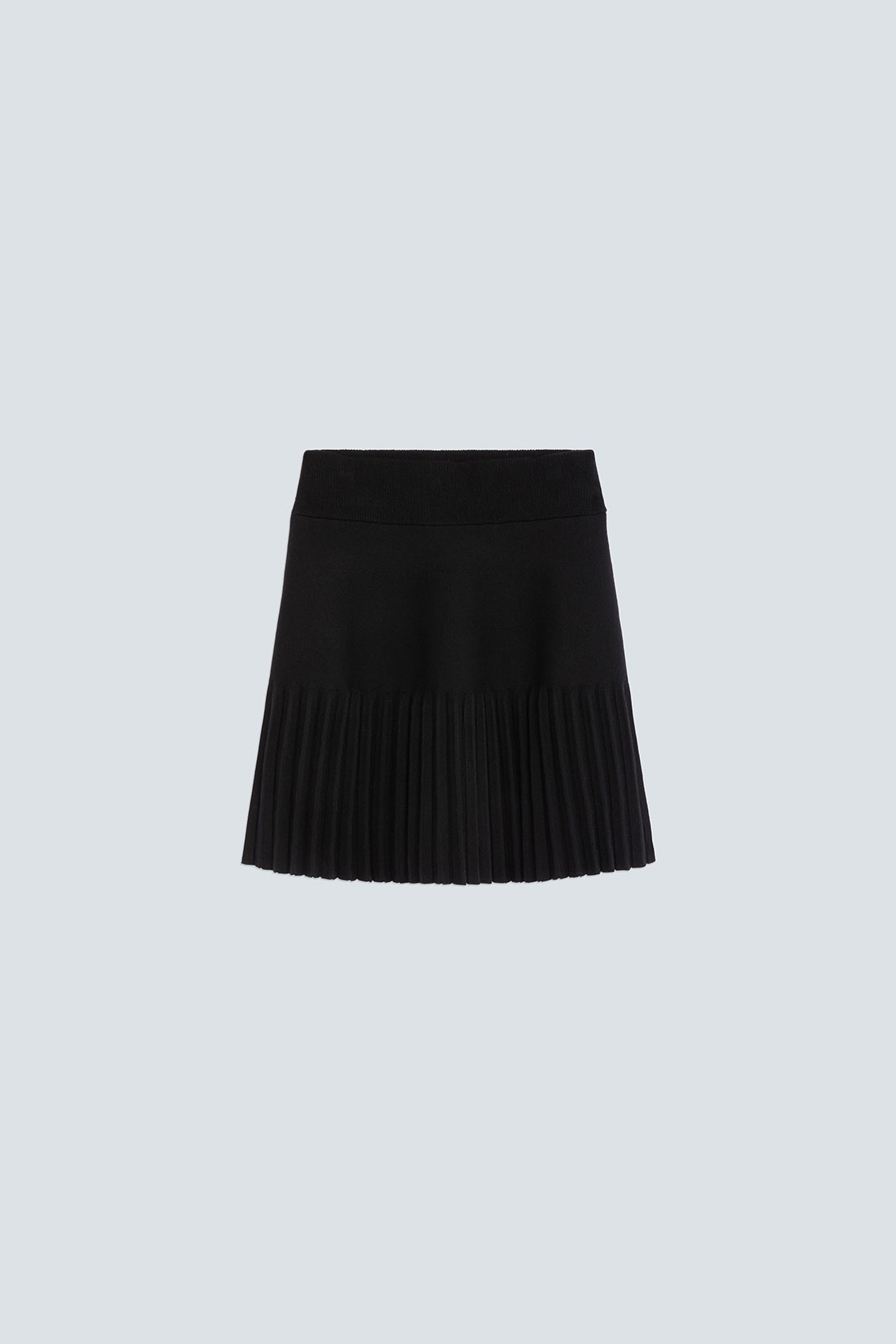 FALDA Jupe courte plissée Noir Suncoo