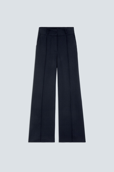 JICKY Pantalon fluide ceinturé Bleu nuit Suncoo