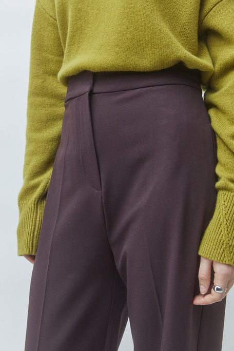 JINGLE Pantalon tailleur uni prune Prune Suncoo