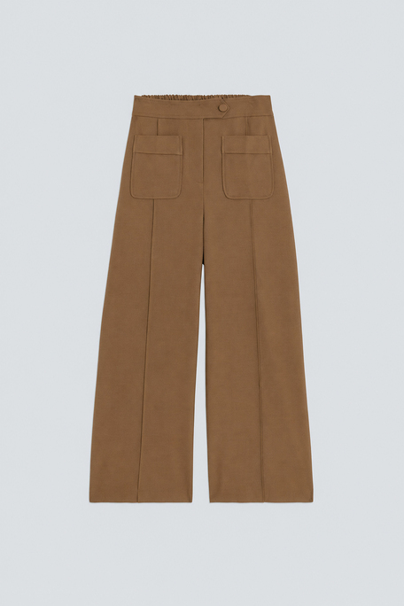 JERRY Pantalon large camel Camel Suncoo