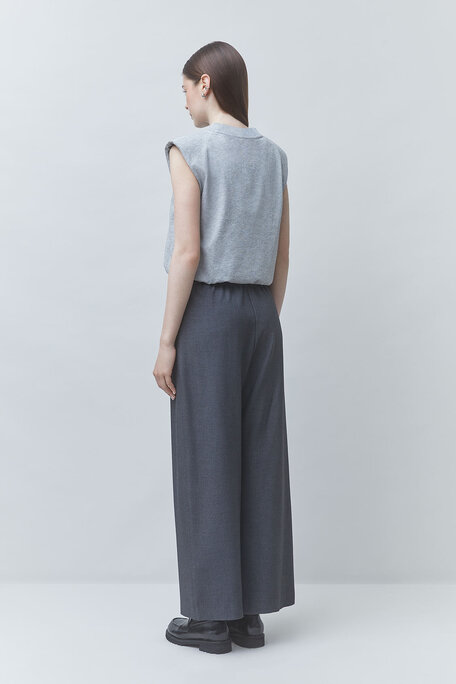 MARCHAL Tee-shirt uni sans manche Gris chiné Suncoo