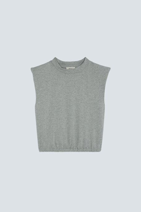 MARCHAL Tee-shirt uni sans manche Gris chiné Suncoo
