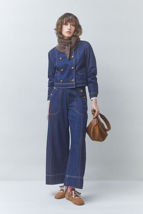 DAKOTA Veste courte en jean Bleu brut Suncoo