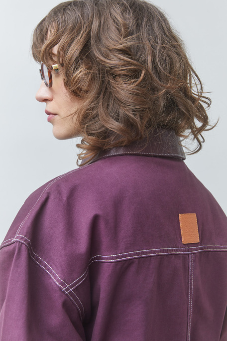 DALI Veste zippée en denim Prune Suncoo
