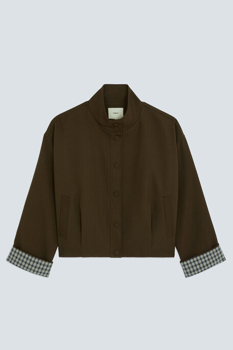 DATING Veste courte choco Chocolat Suncoo