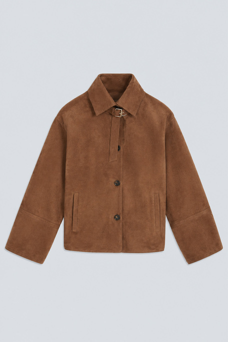 DIDO Manteau en simili suede Tabac Suncoo