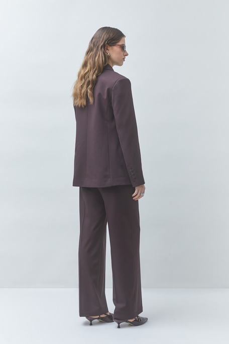 DIARY Veste blazer uni prune Prune Suncoo
