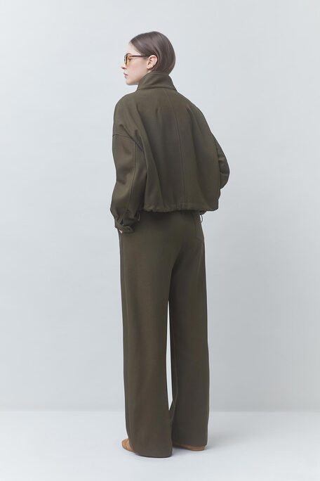 DONA Veste courte à poches Kaki Suncoo