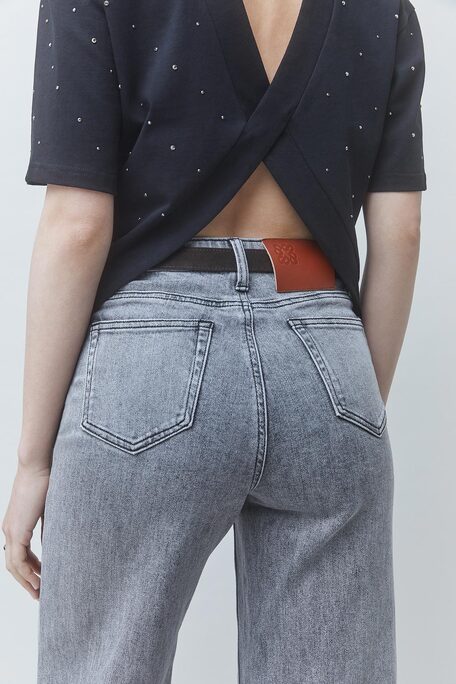 READY Jean gris droit Gris clair Suncoo