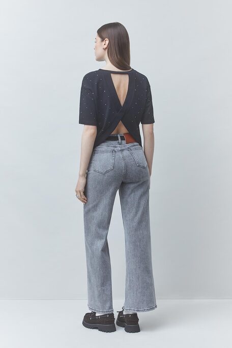 READY Jean gris droit Gris clair Suncoo