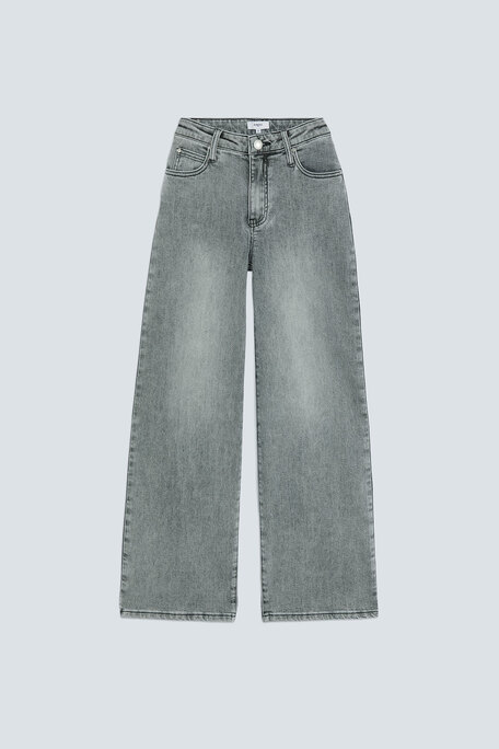 READY Jean gris droit Gris clair Suncoo