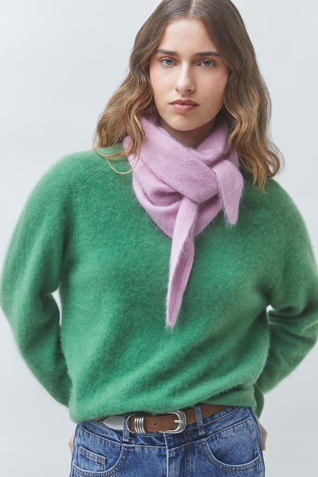 PICADI Pull uni vert en laine Vert Suncoo