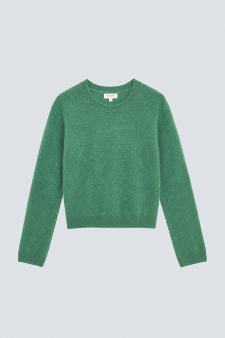 PICADI Pull uni vert en laine Vert Suncoo