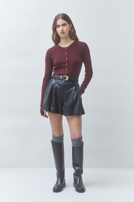 PHARLA Pull fin en laine Prune Suncoo