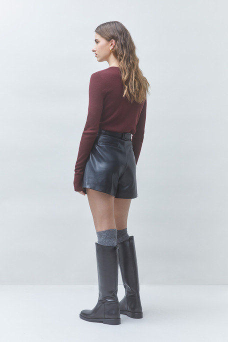 PHARLA Pull fin en laine Prune Suncoo