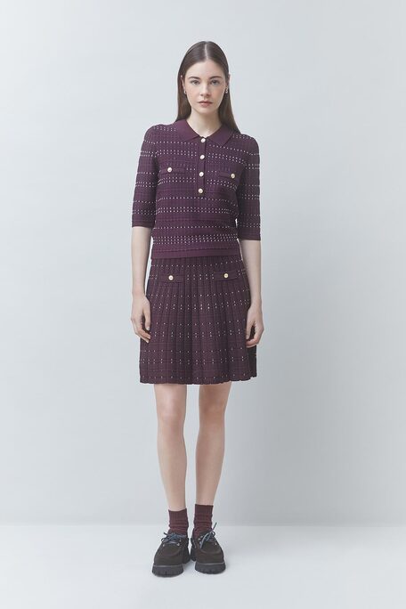 PIXI Polo fantaisie Prune Suncoo
