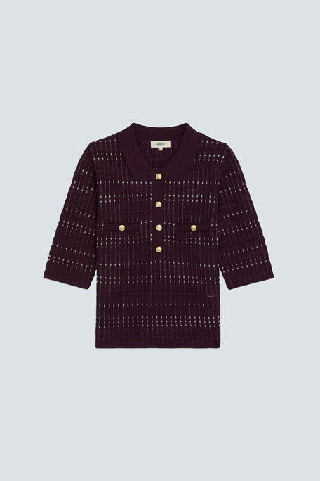 PIXI Polo fantaisie Prune Suncoo