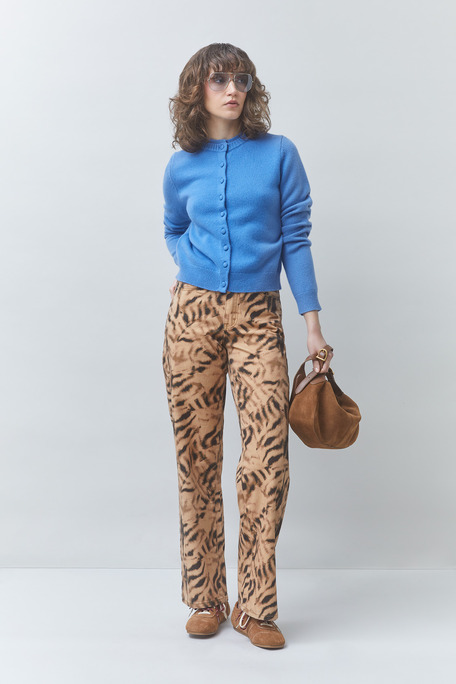 GESKI Gilet uni en laine bleu Bleu Suncoo