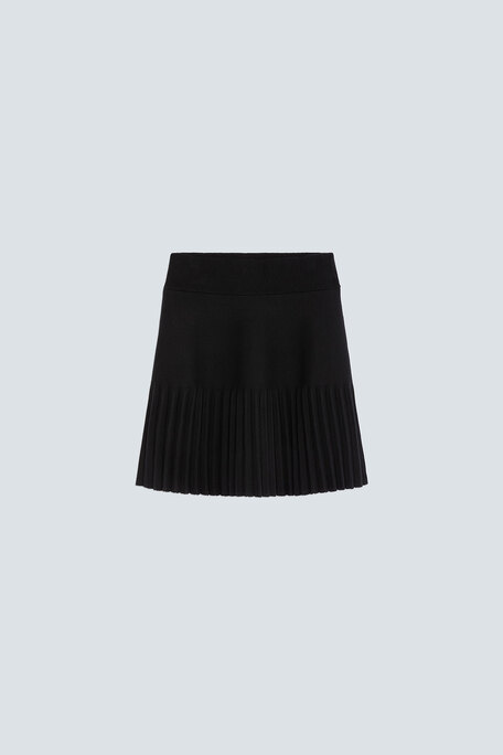 FALDA Jupe courte plissée Noir Suncoo