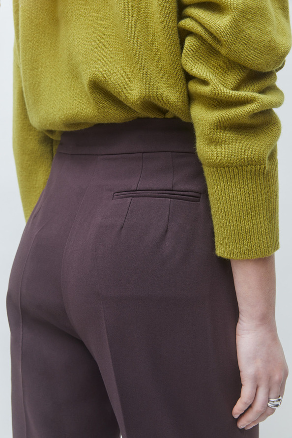 JINGLE Pantalon tailleur uni prune Prune Suncoo