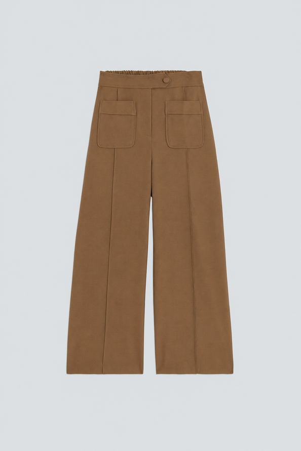 JERRY Pantalon large camel Camel Suncoo