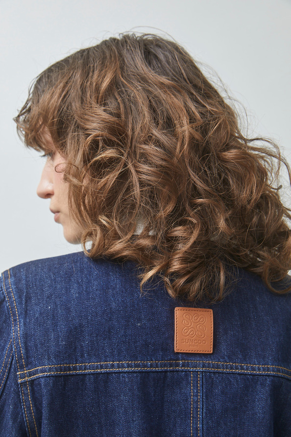 DAKOTA Veste courte en jean Bleu brut Suncoo