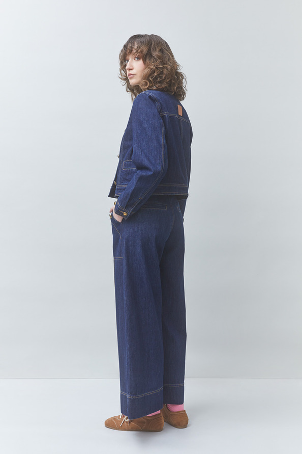 DAKOTA Veste courte en jean Bleu brut Suncoo