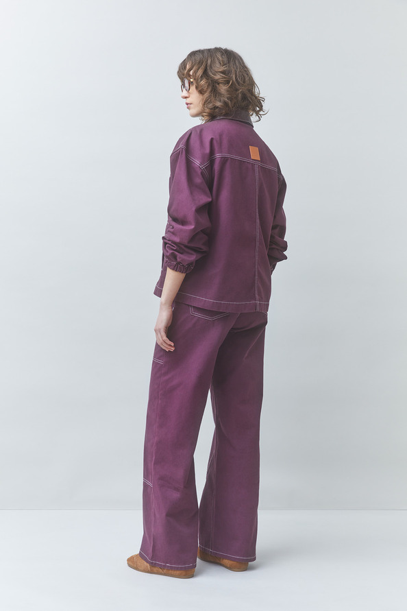 DALI Veste zipp&eacute;e en denim Prune Suncoo
