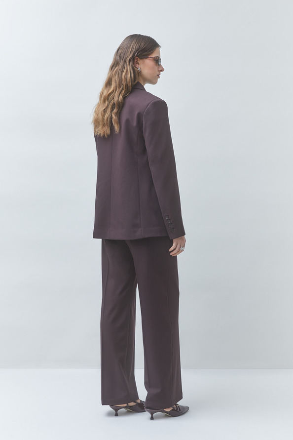 DIARY Veste blazer uni prune Prune Suncoo
