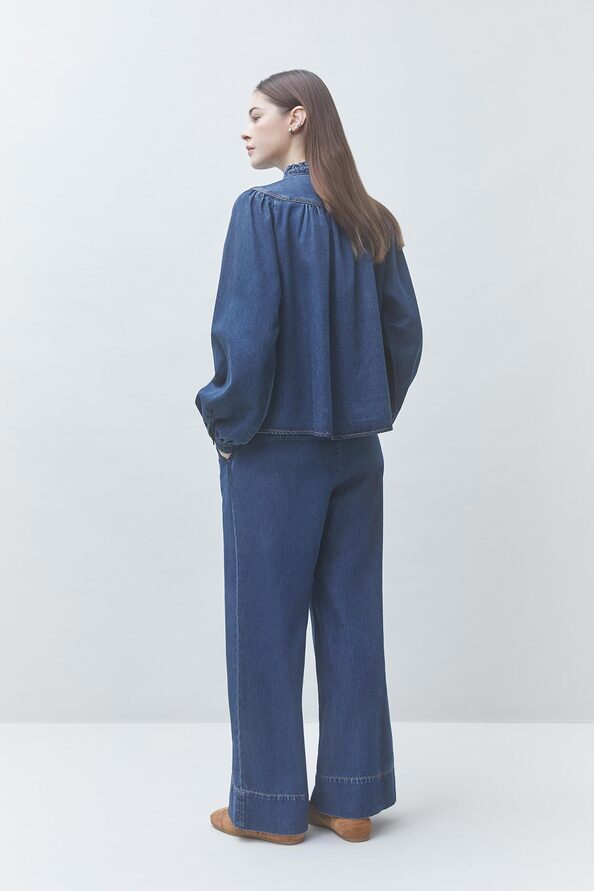 ROOK Jean large fluide Bleu jeans Suncoo