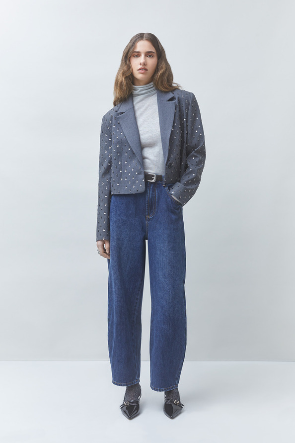 ROBYN Jean barrel Bleu jeans Suncoo