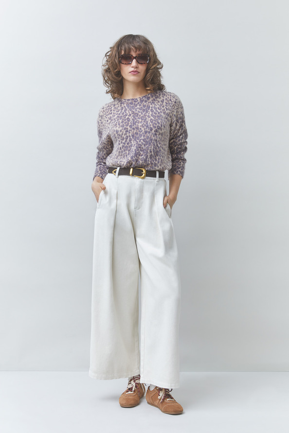 RIM Jean &agrave; pinces cr&egrave;me Creme Suncoo