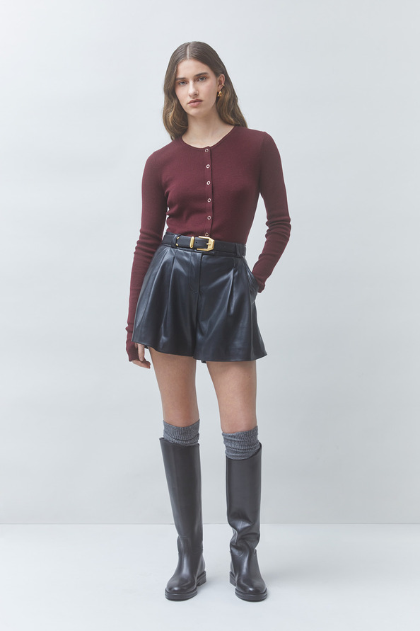 PHARLA Pull fin en laine Prune Suncoo