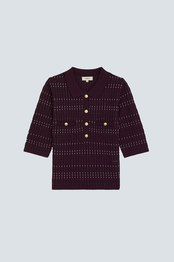 PIXI Polo fantaisie Prune Suncoo